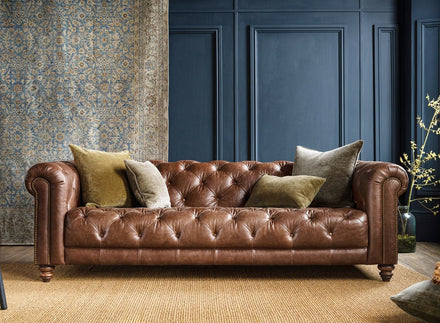 Alexander & James Stax Midi Leather Sofa