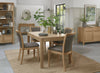 Chiswick Mocha Fabric Dining Chairs (Pair) Ward Brothers Furniture